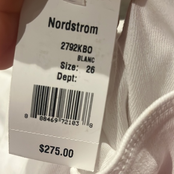 L’agence "Houston" High Rise wide-leg cropped jeans in white - Picture 5 of 15